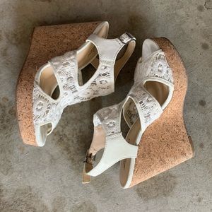Lucky Brand platform wedges